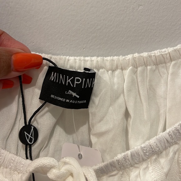 Minkpink Norah NWT 100% Cotton Top with Balloon Sleeve. - Picture 4 of 12